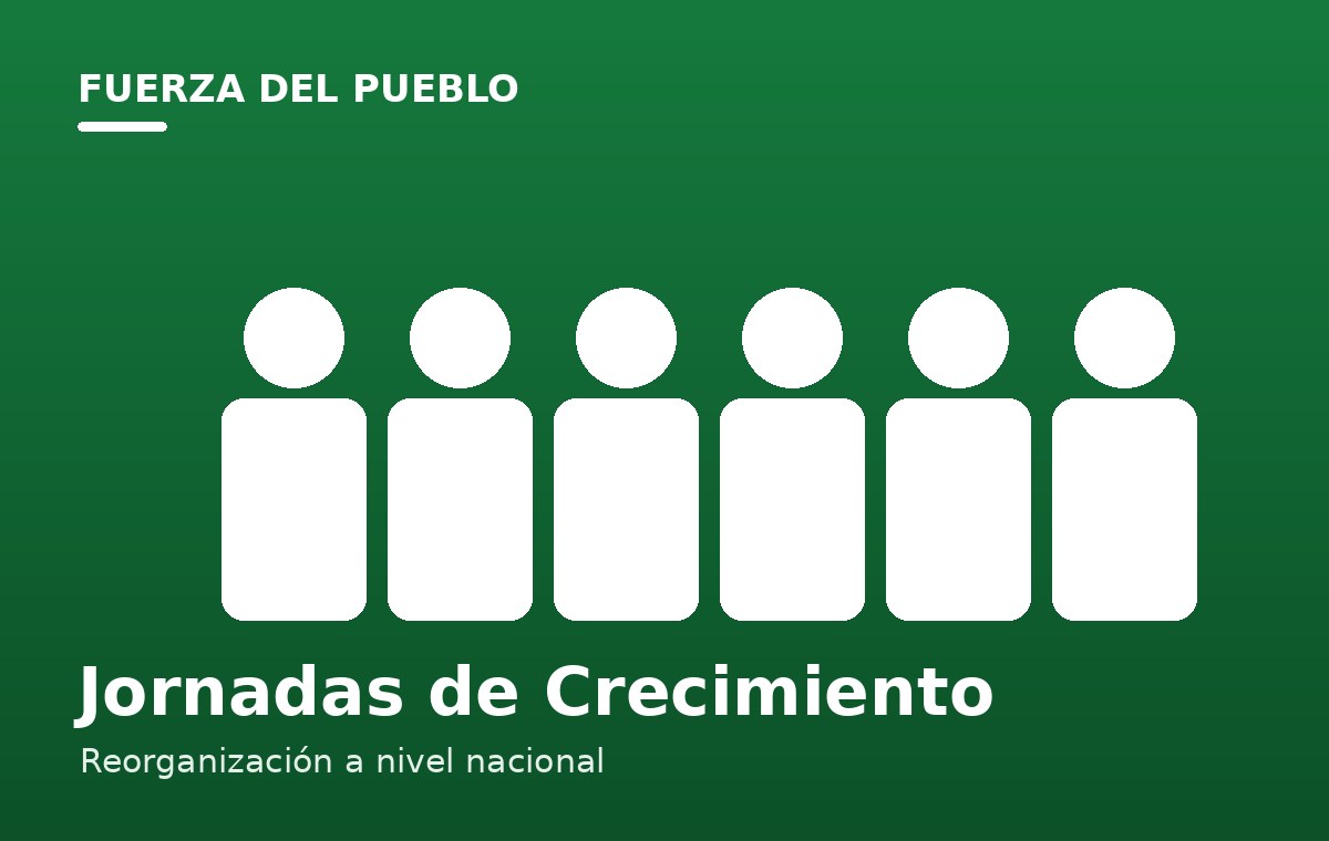 ¡Fuerza del Pueblo a la calle! Inician jornadas de crecimiento en todo el país